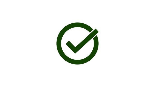 4K Check Mark Icon Animation&ndash; Perfect for UI, Apps, Websites, Digital.