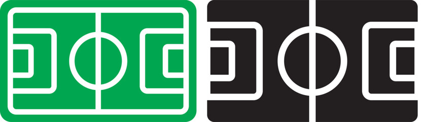 soccer filed icon vector. Football stadium icon. games and web design. football ground icon. vector illustration on transparent. Football field icon. football pitch icon. football ground icon © MDParveg
