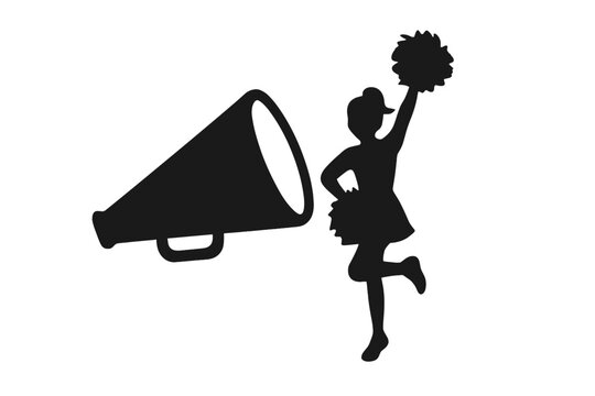 megaphone clipart silhouette