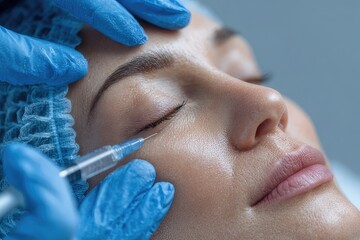 Rejuran skin booster procedure in progress