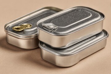 unopened tinned fish