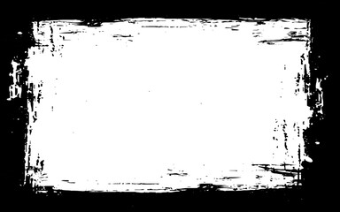 grunge frame with ink splashes