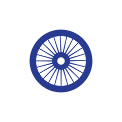 Dynamic blue wheel graphic for transportation, technology, and innovation projects, perfect for logos, infographics, or creative designs, modern and clean
