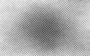 Abstract halftone gradient dot pattern graphic overlay. Versatile texture element with Transparent Background, PNG format for web