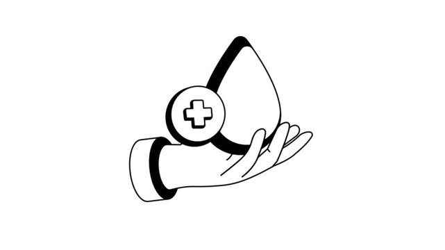 Blood Donation Animation MP4 File