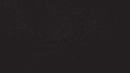 Falling snow bokeh lights winter snowfall background. White snow on a black background texture. Abstract pattern for design.