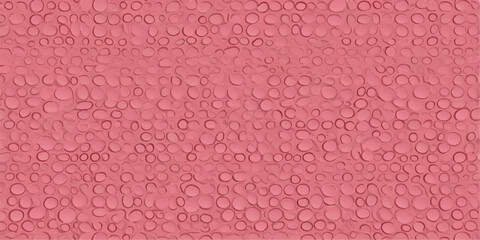 Pink bubble texture vector background with soft circular pattern