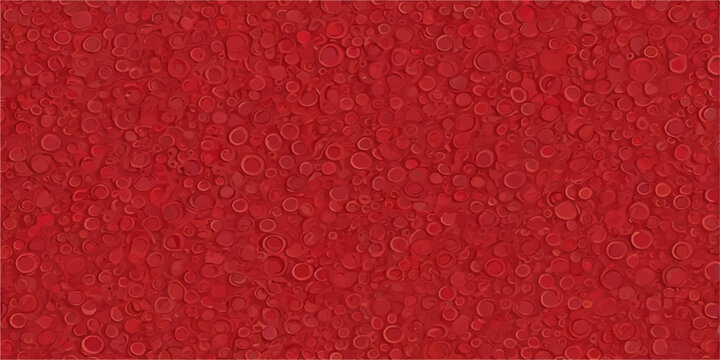 Red bubble texture vector background with abstract glossy pattern