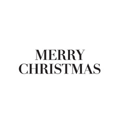 Merry christmas text for holiday greeting card