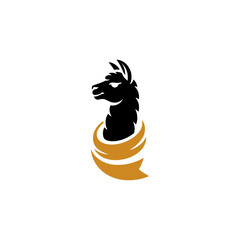 Llama head logo