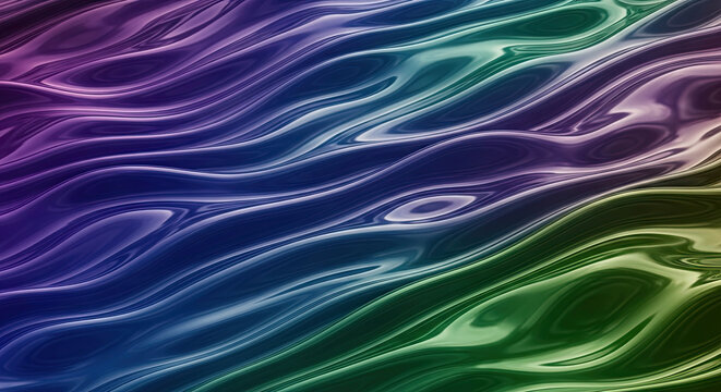 Wavy fluid pattern glossy aesthetic flow