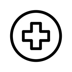 Fototapeta premium Medical Symbol Icon Medical Vector