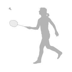 Badminton game icon