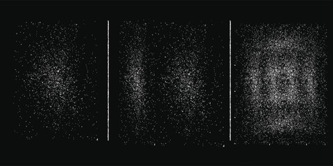 Grunge Dust Black White Squares, Linear Dividers, Distressed Effect for Textures, Overlays