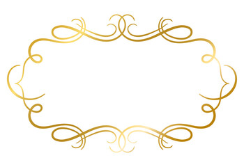 Hand draw Vintage Decorative Frames, gold frame, frame line collection png transparent background	