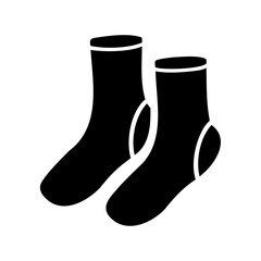 Pair of socks icon, simple vector illustration on white Vector