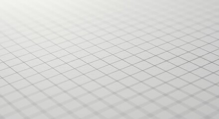 Close-up of a Gridded Paper Surface with Soft Focus