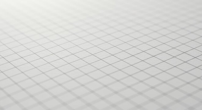 Close-up of a Gridded Paper Surface with Soft Focus