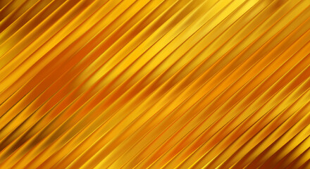 Abstract golden background featuring shimmering diagonal lines and ridges, creating a luxurious and elegant texture, ideal for graphic design, festive themes, and opulent backdrops