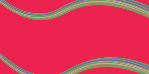Abstract Fluid Waves on Vibrant Pink Background flowing