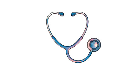 stethoscope isolated on white background