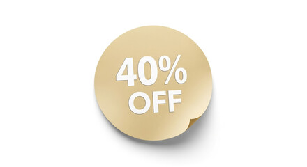 Get a stunning 40% discount now during our incredible limited time sale promotion for retail, online shopping, and boost your business revenue today