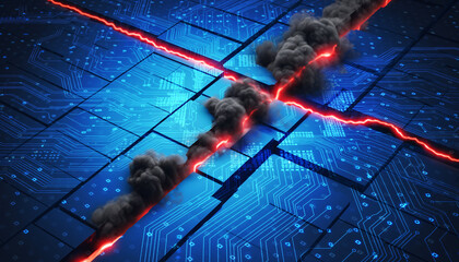 Cyber Attack and Intrusion - Digital Network Breach