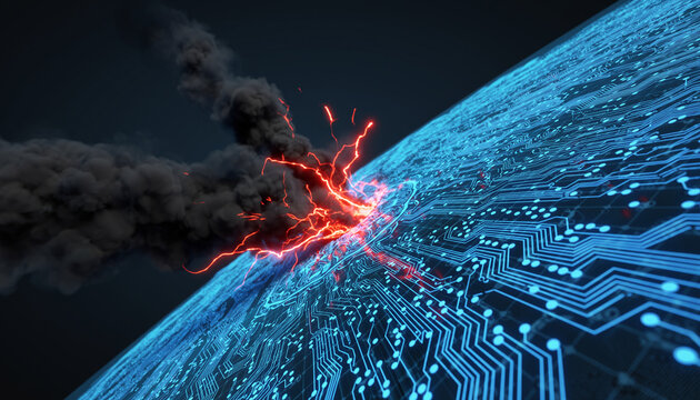 Cyber Attack and Intrusion - Digital Network Breach