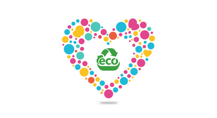 Show your love for the Earth with this vibrant, eco-friendly design, perfect for promoting sustainability and environmental awareness initiatives today