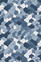 ia generated. Digital camouflage pattern in green and beige tones, ideal for military backgrounds, tactical designs, and outdoor-themed projects.
