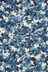 ia generated. Digital camouflage pattern in green and beige tones, ideal for military backgrounds, tactical designs, and outdoor-themed projects.
