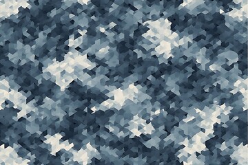 ia generated. Digital camouflage pattern in green and beige tones, ideal for military backgrounds, tactical designs, and outdoor-themed projects.
