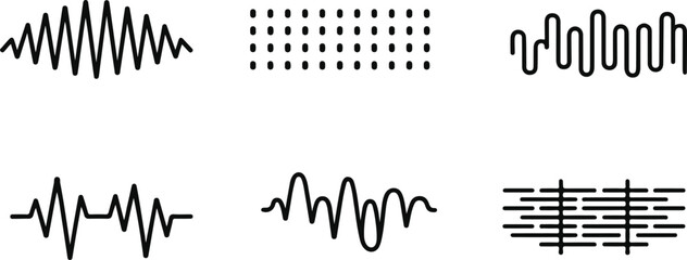 Abstract shapes and patterns in a modern minimalist design providing visual interest and graphic elements