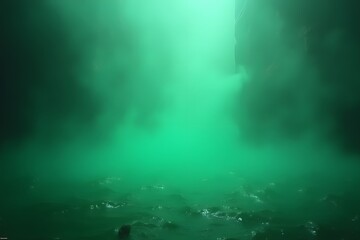 A well emitting green fog from its depths.