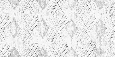 Distressed diamond pattern in black and white for background use