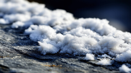 spreading. White mineral deposits like snowflakes on a dark stone surface. ESG reports, sustainability campaigns, designed for environmental awareness campaigns, promotes sustainability.