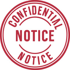 Confidential Notice Stamp Vector Ai Generated