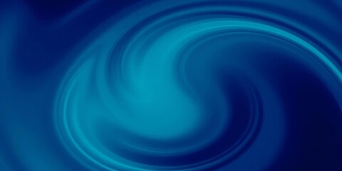 Swirling navy to turquoise gradient, abstract digital art,  graphic,  electric blue