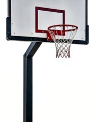 Naklejka premium Anchor kit and corrosion-resistant pole for an in-ground basketball hoop
