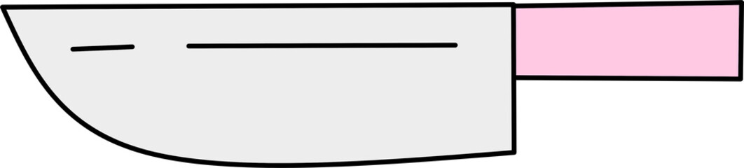 Kitchen knife illustration 