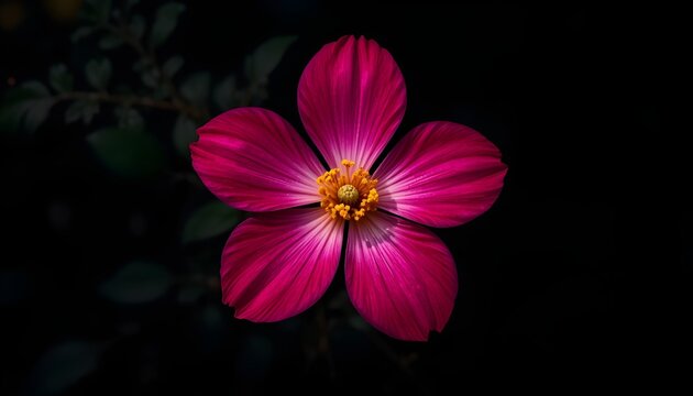 Flower on Black – HD 8K Wallpaper, High-Contrast Stock Photographic Image with Elegant Floral Detail and Dramatic Depth