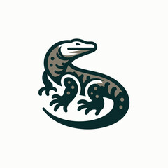 Komodo Lizard Logo