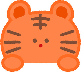 cute animal illustration icon vector