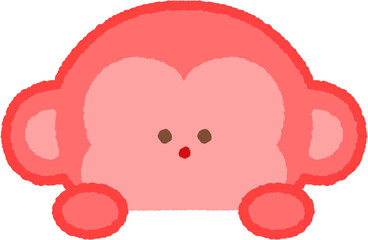 cute animal illustration icon vector