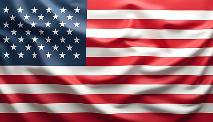 Fototapeta premium usa flag abstract 3d watercolor pattern background
