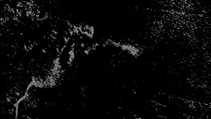 High Contrast Abstract Black Background with White Speckled Grunge Texture and Grainy Particles Overlay