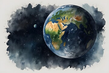 Earth Viewed From Asteroid Perspective