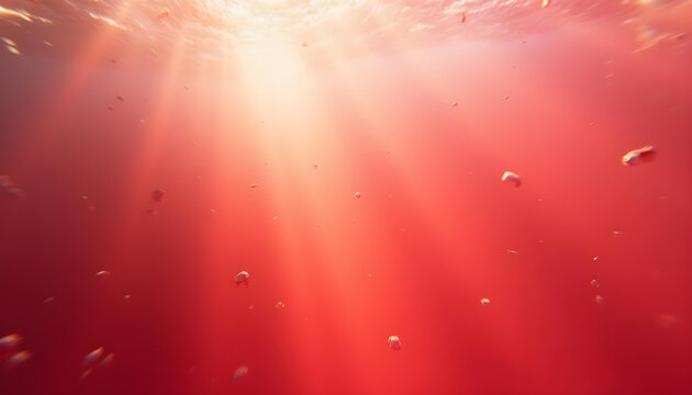 red white red 3d gradient abstract pattern background - Powered by Adobe