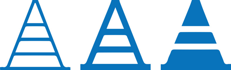 traffic cone icon traffic cone, road sign, hazard cone, safety equipment, construction accessory