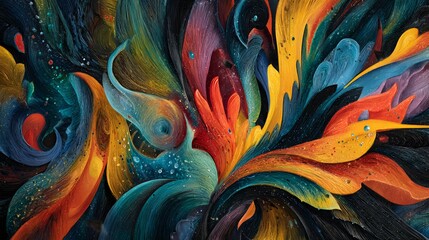 Abstract art composition